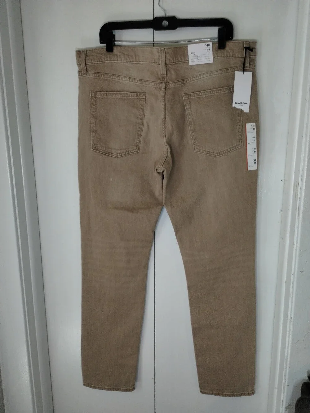 Goodfellow & Co Slim Straight Beige Jeans